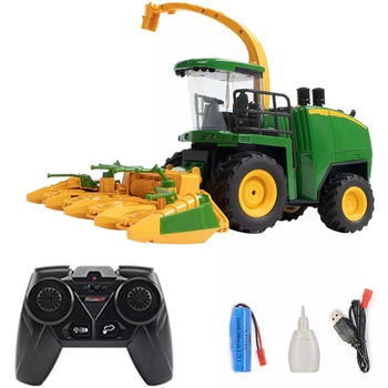 Радіокерований комбайн HB Toys на пульті керування на акумуляторі з ефектом диму