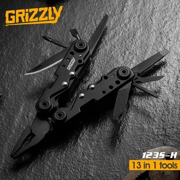 Мультитул Grizzly PocketTool 13 in 1 (123S-H)