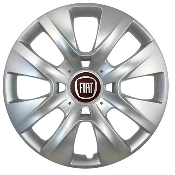 Автомобільні модельні ковпаки R14 Fiat 225 4шт, SJS, сріблясті