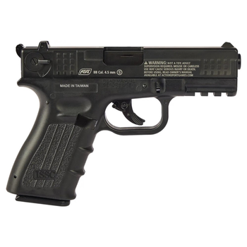 Пистолет пневматический ASG ISSC M22 Blowback (4,5mm), черный