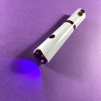LED+UV аккумуляторній ліхтарик для манікюру та нарощування нігтів 3 W білий USB з магнітом
