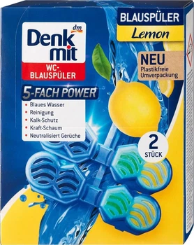 Підвісний блок для унітазу Denkmit Лимон, 2 шт