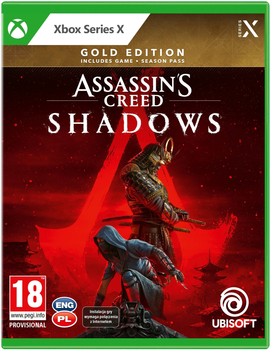 Гра Xbox Series X Assassin’s Creed Shadows - Gold Edition (Blu-ray диск) (3307216294450)