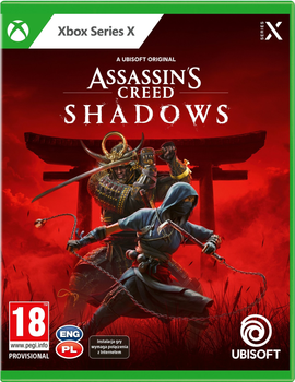 Гра Xbox Series X Assassin’s Creed Shadows - Standard Edition (Blu-ray диск) (3307216294122)