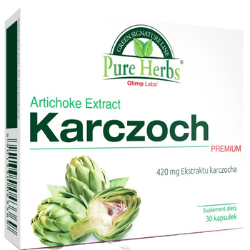 Натуральные добавки и экстракты Artichoke Premium Olimp 30 капсул