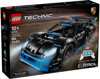 Конструктор Lego Technic Гоночний автомобіль Porsche GT4 e-Performance 834 деталі (42176)