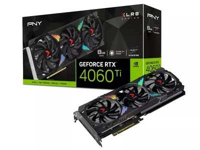 Відеокарта PNY GeForce RTX 4060 Ti 8GB XLR8 Gaming VERTO EPIC-X RGB (VCG4060T8TFXXPB1)