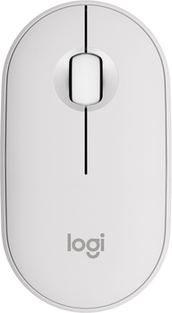 Миша бездротова Logitech Pebble Mouse 2 M350s Tonal White (910-007013)