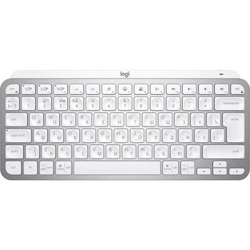 Клавиатура беспроводная Logitech MX Keys Mini Wireless Illuminated UA Pale Grey (920-010499)