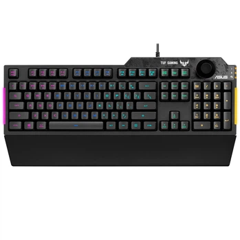 Клавиатура ASUS TUF Gaming K1 USB UA Black (90MP01X0-BKMA00)