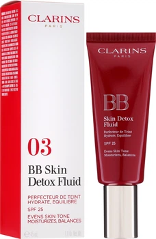 BB-флюид с детокс-эффектом Clarins BB Skin Detox Fluid 03 - Dark (45 мл) (651259-971123-2)