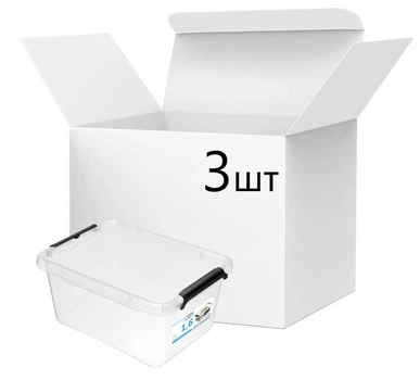 Набір контейнерів Orplast SimpleStore 1.6 л набір 3 шт універсальні (1242)