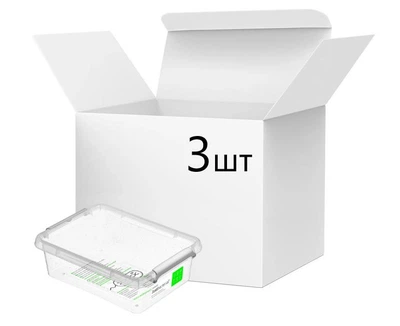 Набір контейнерів Orplast Antibacterial 1.15 л набір 3 шт (1212)