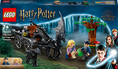 Zestaw klocków LEGO Harry Potter Testrale i kareta z Hogwartu 121 element (76400) (955555901319564) - Outlet