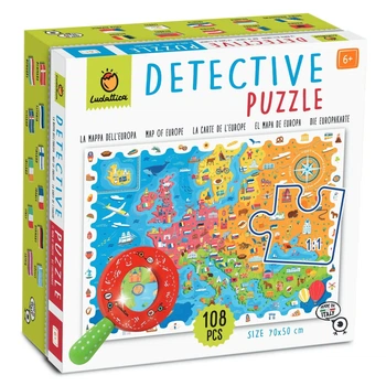 Пазл для детектива "Карта Европы" Ludattica