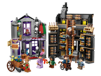 Zestaw klocków Lego Harry Potter Sklepy Ollivandera i Madame Malkin 744 elementów (76439)