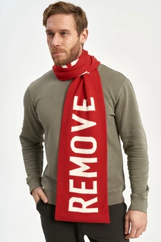 Червоний шарф Remove before flight від Aeronautica Militare 5897