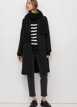 Пальто H&M XS Чорний 0869706_ч