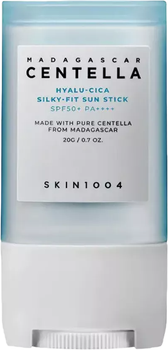 Сонцезахисний стік SKIN1004 Madagascar Centella Hyalu-Cica Silky-Fit Sun Stick Зволожувальний з центеллою 20 г (8809913830214)
