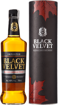 Віскі Black Velvet 40% 0.7 л у подарунковій упаковці (1221000157481)