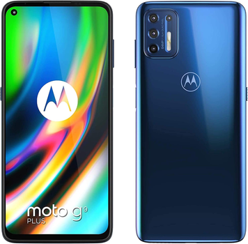 Смартфон 6.8" Motorola Moto G9 Plus 4/128Gb 4G 2-SIM NFC 64/16Мп 8 ядер Blue Factory Recertified g3