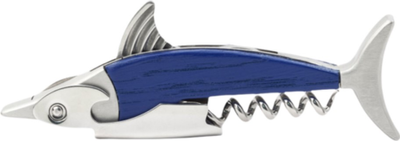 Штопор Kikkerland Marlin Синій (0612615083028)