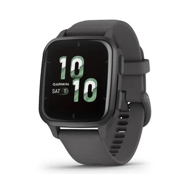 Смарт-часы GARMIN Venu Sq 2 Slate Aluminum Bezel with Shadow Gray Case and Silicone Band (010-02701-00/10)