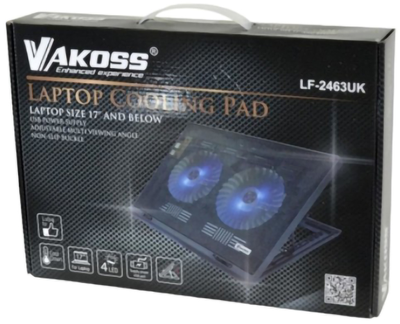 Охолоджувальна підставка для ноутбука Vakoss LF-2463UK (LF-2463UK) Black/RGB