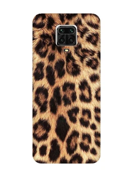 Матовый чехол с розовыми боками на Xiaomi Redmi Note 9 Pro / 9S / 9 Pro Max :: Леопардовый дизайн (принт 383)