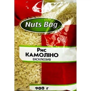 Рис Nuts Bag Комолино Эксклюзив белый 900 г