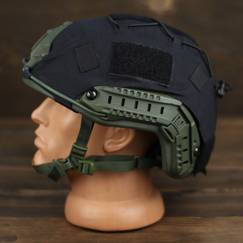 Wotan кавер для тактического шлема FAST Black