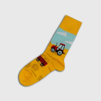 Носки демисезонные Unisex Neseli Daily высокие, Трактор 37-44р.