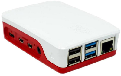 Obudowa Raspberry Pi dla Raspberry Pi 5 Czerwony/Biały (5056561803340)