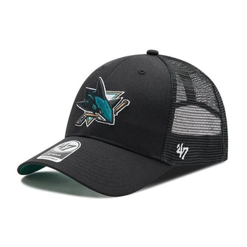 Кепка-тракер 47 Brand SAN JOSE SHARKS BRANSON MESH черный, зеленый Уни OSFA