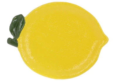 Тарелка керамическая Lemon 30*18 см желтый 928-054
