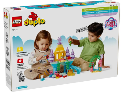 Zestaw klocków LEGO DUPLO Magiczny podwodny pałac Arielki 116 elementów (10435)