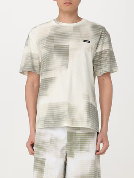 Koszulka męska bawełniana Calvin Klein K10K112948-0F5 XL Beżowa (8720109267501)