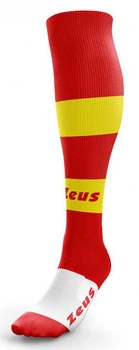 Гетры Zeus CALZA PARMA красный, желтый, белый Чел 40-46