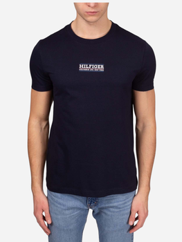 Koszulka męska bawełniana Tommy Hilfiger MW0MW34387-DW5 XL Granatowa (8720646457588)