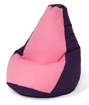 Fotel-worek sako Go Gift Grusza XL 130x90 cm Fioletowo-różowy (5905359299011)