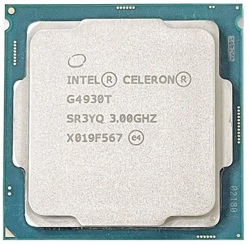 Процесор Intel Celeron G4930T (CM8068403379313) (Socket 1151 v2, 2T, 3.0 ГГц, Tray) Б/в