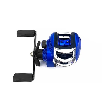 Катушка мультипликаторная Yumoshi AM 200 Blue-Black Right рыболовная
