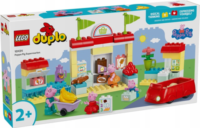 Zestaw klocków LEGO DUPLO Peppa i supermarket 70 elementów (10434)