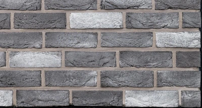 Облицовочная плитка Loft Brick Манхетен 020 Черный с солью 205x65 мм