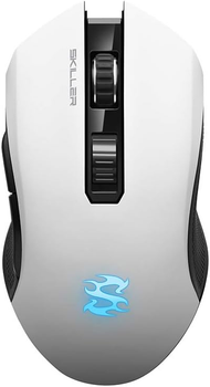Игровая беспроводная мышь Sharkoon Skiller SGM3 Біла Factory Recertified g1