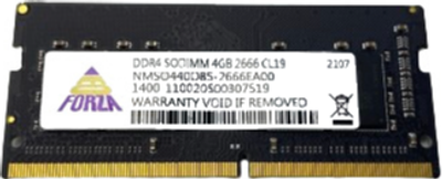 Оперативная память для ноутбука Neo Forza 4GB 1R*8 DDR4 2666MHZ (NMS0440D85-2666EA00) g1