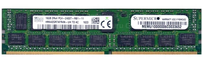 Серверна оперативна пам'ять Hynix DDR4 16GB 2400MHz RDIMM 2Rx4 PC4-2400T (HMA42GR7AFR4N-UH)