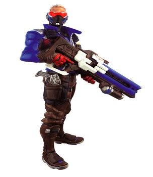 Коллекционная модель Hochoi Солдат 76 Овервотч Overwatch Soldier 76 Bleu 27 OW F S 76 (F746AEAA2428)