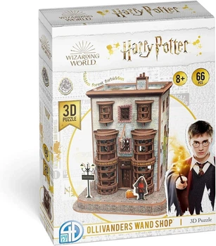 Магазин волшебных палочек Оливандера Пазл 3D Гарри Поттер (Ollivander Wand Shop Set 3D puzzle Harry Potter)