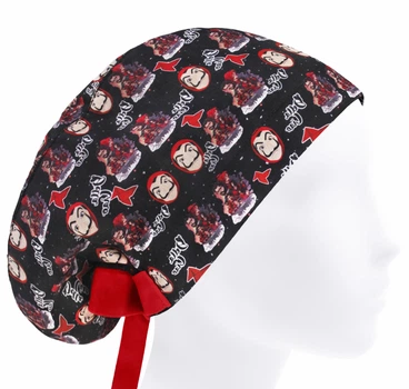Медицинская шапочка женская HeadwearUniverse универсальная принт Бумажный дом Bella Ciao